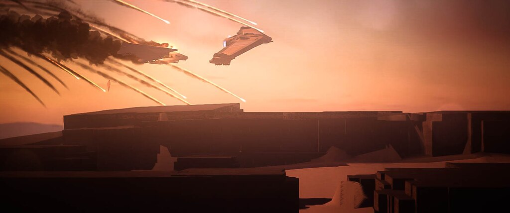 BBIgames's tweet photo. #screenshotsaturday 
#homeworld Deserts of Kharak https://t.co/rjtIRywTYr