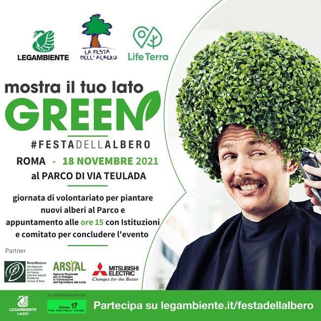 EnteRomaNatura's tweet photo. #FestadellAlbero2021 giovedì 18 novembre al Parco di Via Teulada. Una giornata di volontariato per piantare nuovi alberi al Parco. Apuntamento alle ore 15:00 con le istituzioni e i comitati per concludere insieme l’evento. Saranno presenti @lorenzabo @Mau_Gubbiotti  @RobScacchi https://t.co/jQb2q1Abuk