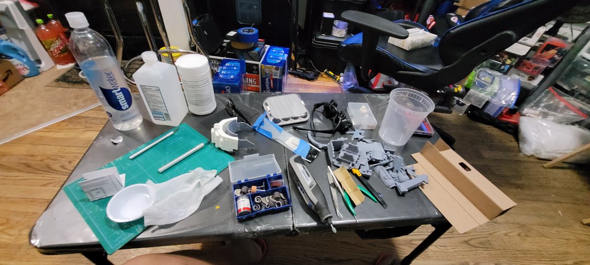 KimuraJinketsu's tweet photo. My #3dprinted #TroubleBubble from #GIJoe has been 1st stage sanded and the halves glued together. Once the glue dries, 2nd sanding then primer painting https://t.co/LRdwdiNrKL