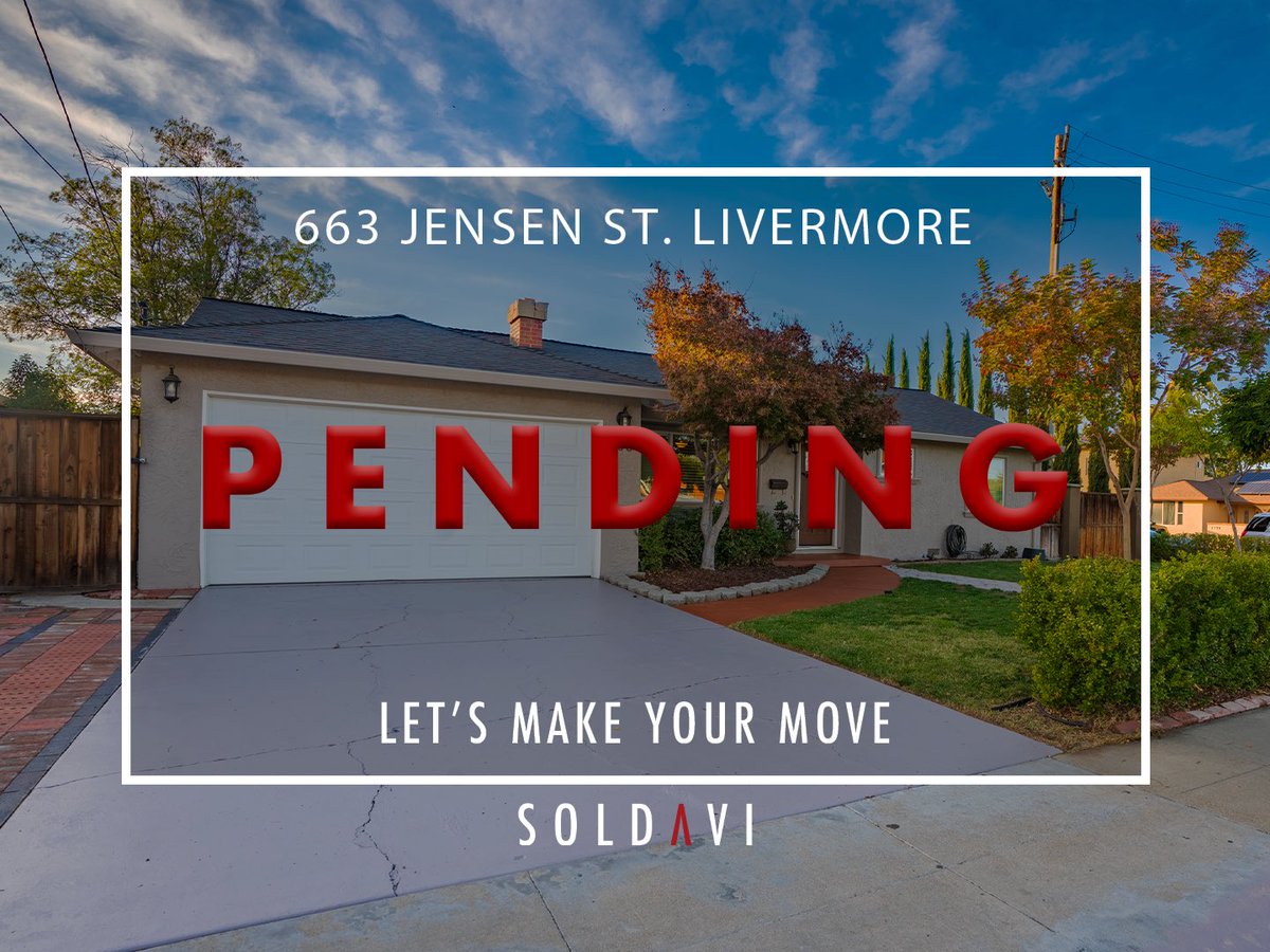 One week on the market and we are #InEscrow! The market is still going strong, buyers and sellers are still out in full force 💪! 

Let’s Make Your Move!
#JustCallJesse @ 209-535-2985 
#Pending #Livermore  #TopAgent #RealEstate #merced #sellingcalifornia #mercedrealtor
