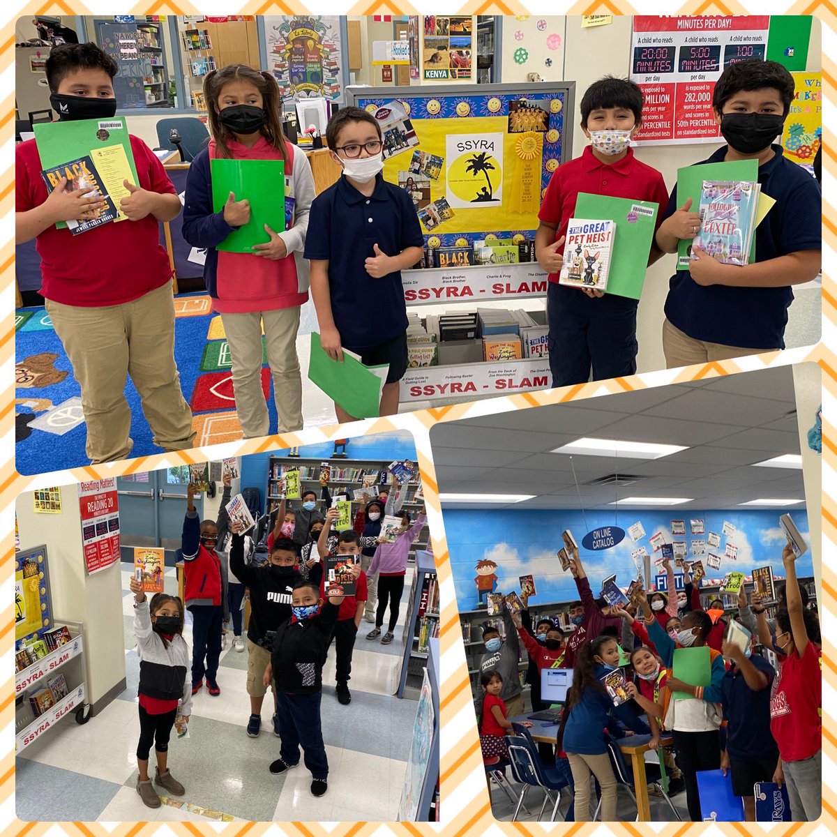 GoodmanBesece's tweet photo. Order extra SSYRA Books ✅ Cataloging ✅✅ Book Tasting ✅✅✅ Check Out ✅✅✅✅ Third - Fifth Graders were beyond excited today!! @Bryan_Bulldogs @hubofschool @FloridaSSYRA #ReadAll15 #LongLines #LovetoRead #HappyLibrarian https://t.co/ssK9OZlf3E