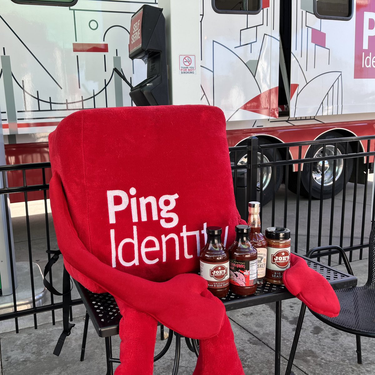 PingDefender's tweet photo. "@pingidentity = the not-so-secret sauce driving your identity security forward!" - my BFF Pingy. Speaking of driving forward, I'm on the road to St. Louis, MO. Meet me at the @Schlafly (3-6pm) to close out the week with my Ping pals. RSVP: https://t.co/loUiC2QefK #pingdefender https://t.co/akVFYbfemm