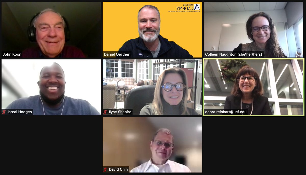 DanielOerther's tweet image. Thanks to all for a fantastic first meeting of the steering committee working to refresh the #EnvironmentalEngineering #BodyOfKnowledge #EnvEBoK @AAEESdotORG @AEESProfs @ASEE_DC @ASCE_JEE @WEForg @awwa @AirandWaste @ChEnected @NSPE @ABETaccredit #AEESPteach