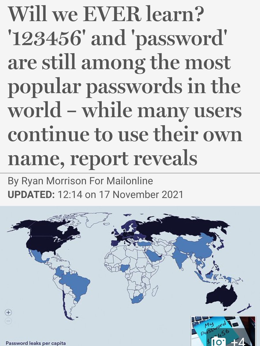 That's why I use password1, that'll stop those hackers.
