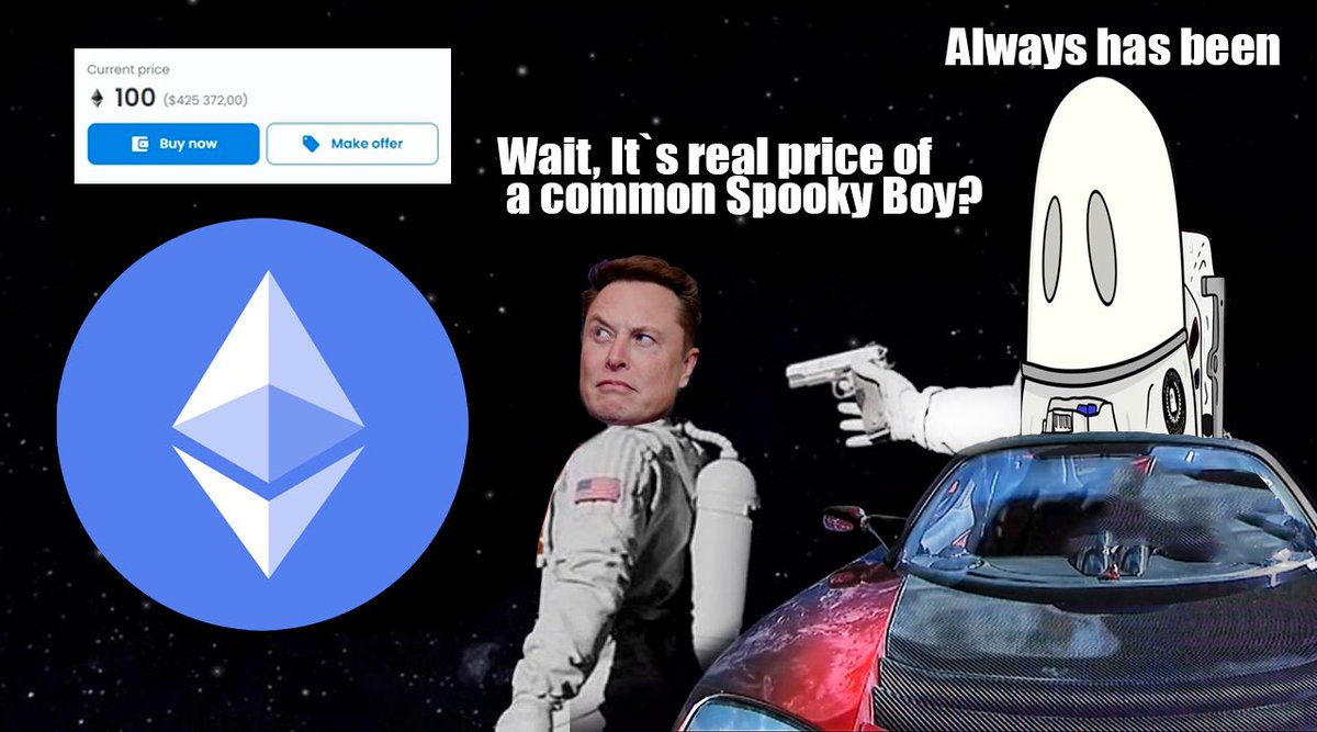 Sint9lbr's tweet photo. Extra news! #spookyszn @elonmusk X @SpookyBoysCC https://t.co/NOvN3vyauk