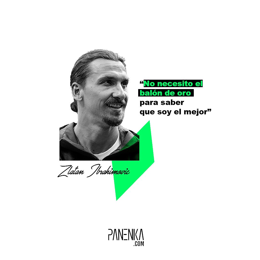 ComPanenka's tweet photo. El sueco siempre se ha caracterizado por ser bastante soberbio, pero no fue en 2013, cuando jugaba para el PSG, cuando dijo esta frase, no importándole quién ganara el balón de oro, porque él ya se consideraba el mejor jugador del mundo, por delante de Lionel Messi y CR7. https://t.co/fqoZ1rjGYF