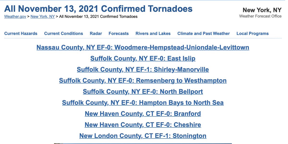 wxpizza's tweet image. How "lucky" was NYC to avoid the tornado outbreak? Is fall the new spring for tornado risk? Is this climate change?

Many questions to consider. Surprised we are not discussing further. If just a bit more more west, a new complex type of disaster, for NYC.