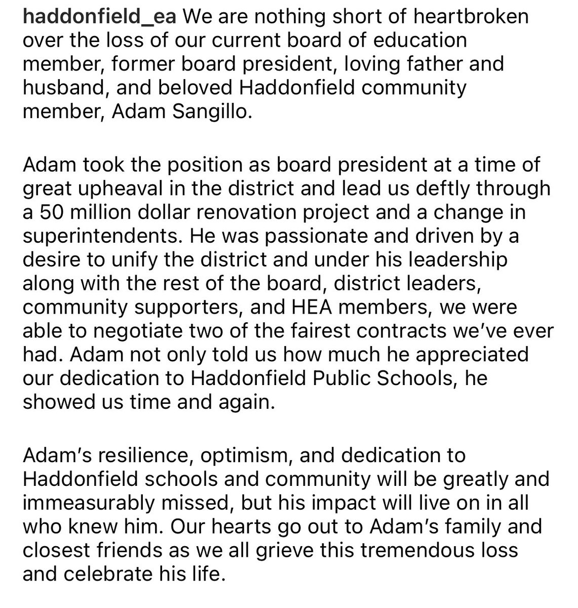 HEA Members (@haddonfieldea) on Twitter photo 