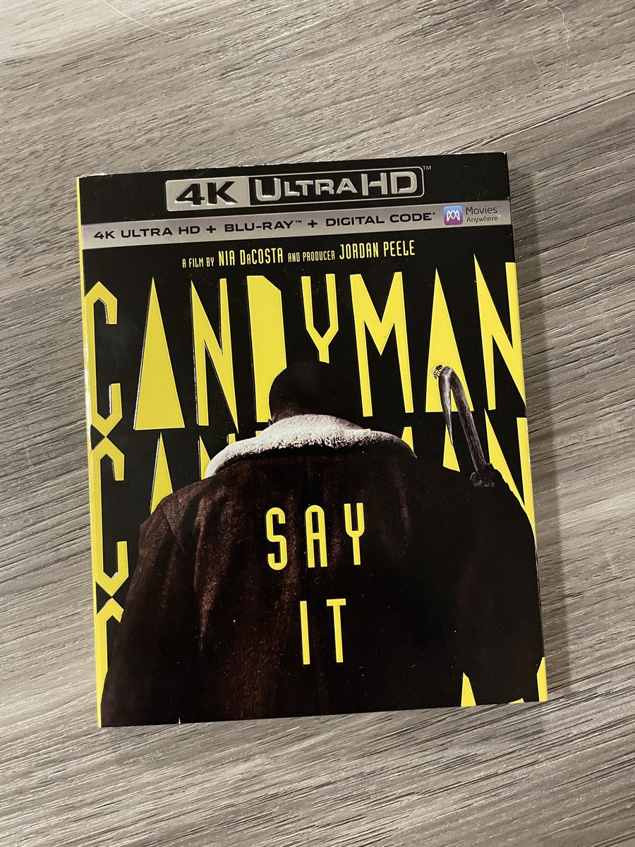Dare to say his name. To celebrate #Candyman releasing on Blu-ray and 4K Ultra HD yesterday we’re eating treats!
