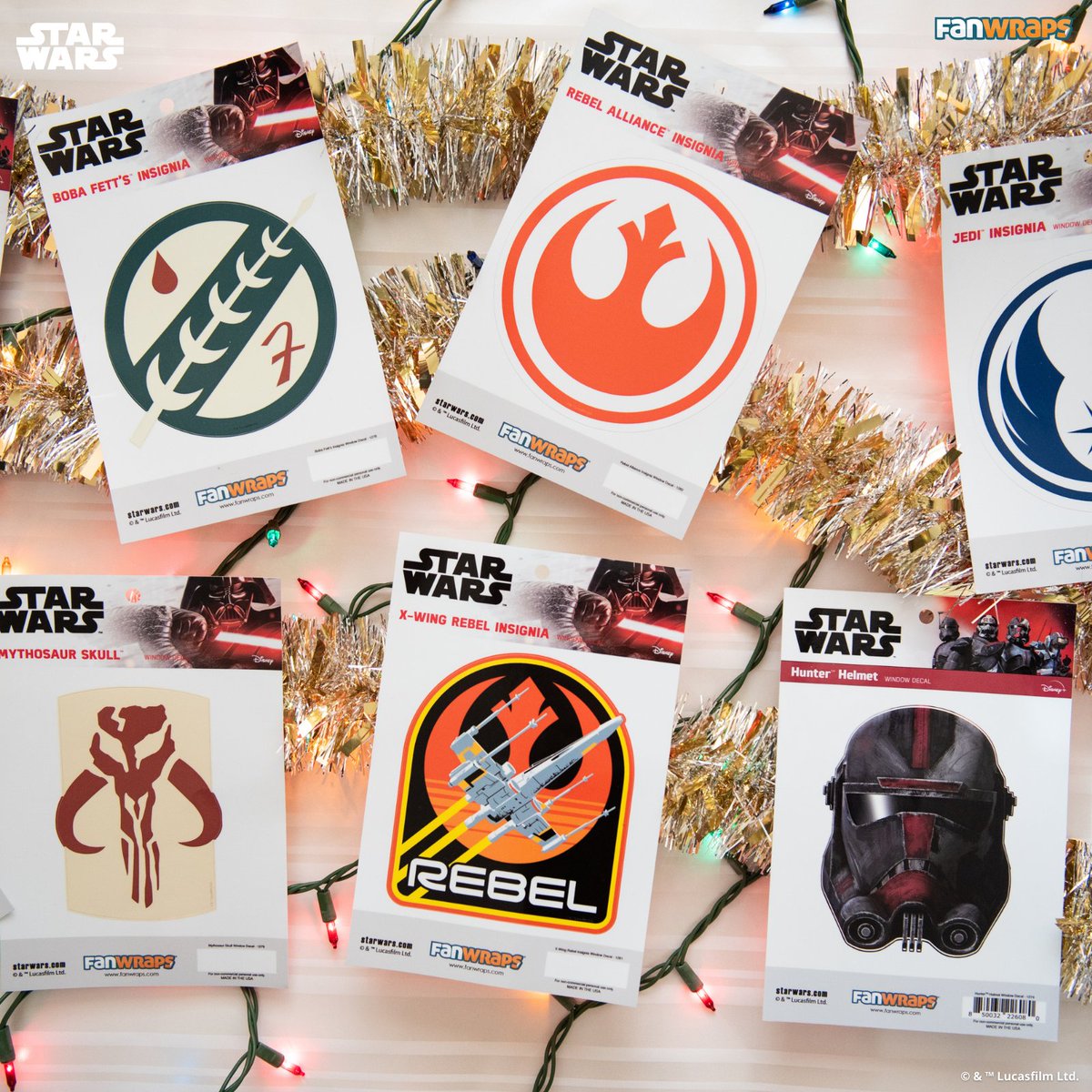 We find your lack of #StarWars gifts disturbing. Save 20% on all Star Wars with code HOLIDAY20 at FanWraps. Some exclusions apply. 

bit.ly/FW_StarWars