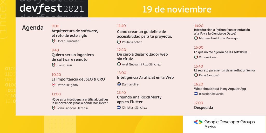 josedlujan's tweet photo. 👀🧵Este hilo les interesa 

El Viernes-Sabado tenemos el #DevFestMéxicoUnido

Tendremos 50/50 ponentes hombres/mujeres por segunda ocasión logramos la meta.

Registrate: https://t.co/sTgpNK7S4c https://t.co/JS86ANUKU5