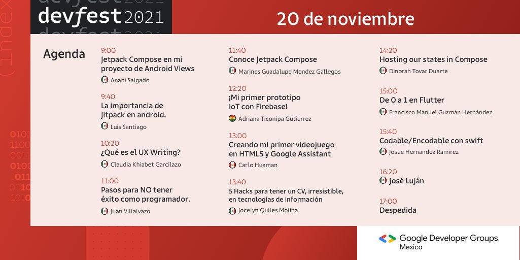 josedlujan's tweet photo. 👀🧵Este hilo les interesa 

El Viernes-Sabado tenemos el #DevFestMéxicoUnido

Tendremos 50/50 ponentes hombres/mujeres por segunda ocasión logramos la meta.

Registrate: https://t.co/sTgpNK7S4c https://t.co/JS86ANUKU5