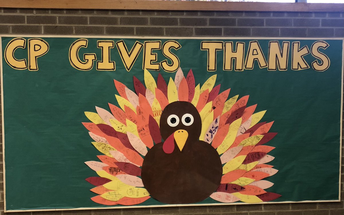 Much to be thankful for at CP💙 Second graders sharing their thoughts on the feathers.