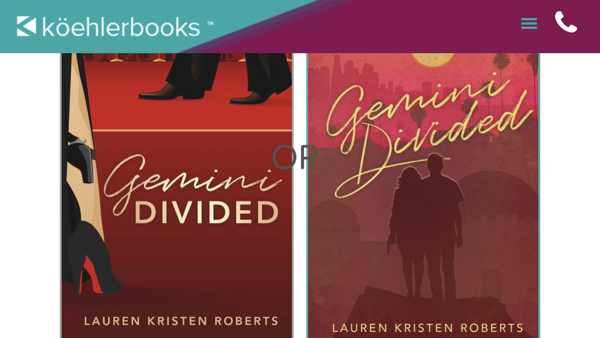 LaurenKRoberts's tweet photo. Have you voted in the Cover Poll for my book yet? (Feel free to vote again!) It’ll be over in 24 hrs or less, bc pre-orders start Friday (!)… https://t.co/n2eYuRwgCo #CoverPoll #Vote #GeminiDivided #WritingCommunity #BookTwitter https://t.co/mBfve7SJJY