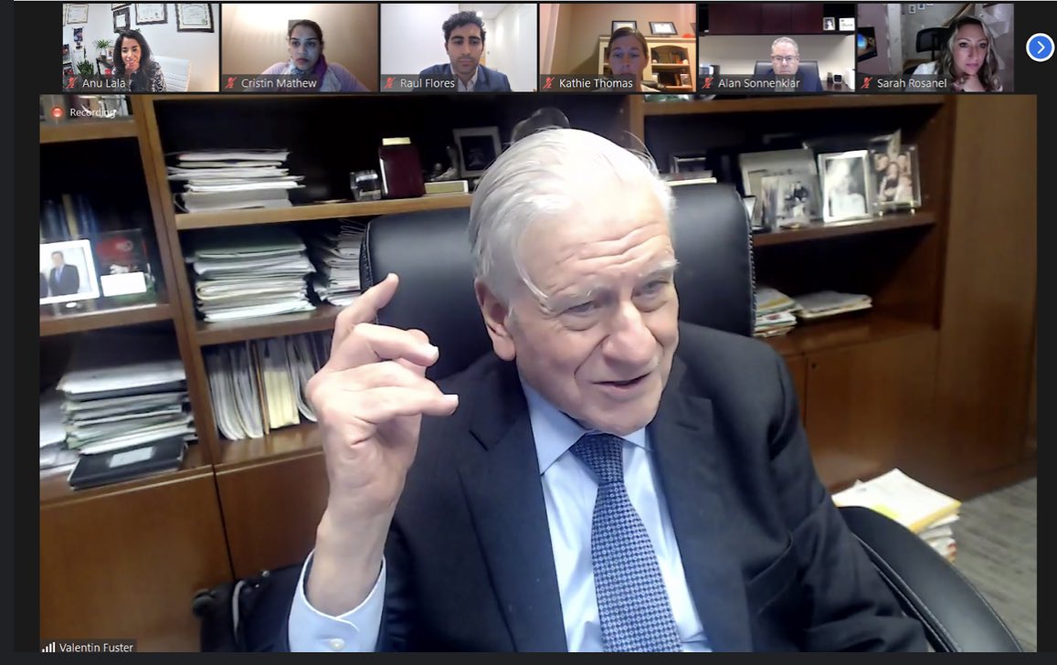 Always 👀 opening & inspiring - Dr Fuster with key pts for success #AHAFIT @AHANewYorkCity :
1) Know who you are- what fulfills you?
2) Recognize how LUCKY you are
3) Be ok w/being wrong 
4) Ensure creativity (Rsch, education, QI) 
5) NEVER think you are unworthy of opportunity