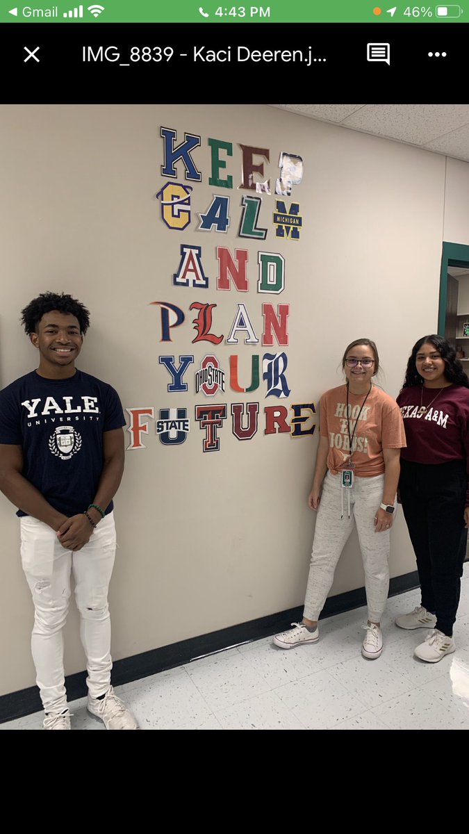 schoolofschulze's tweet photo. Who had the most college spirit? 
7 classes had 💯% participation! 
Congratulations to Mrs. Markos, Mrs. Kolby, Mrs. Halfmann, Mrs. Morales, Ms. Deeren, Mrs. Gaskamp, &amp; Coach Faver! Enjoy breakfast from @starbucks and @daisysmexfood. 
#fishinforexcellence #brenhamhighschool https://t.co/etjzTM5O1Y