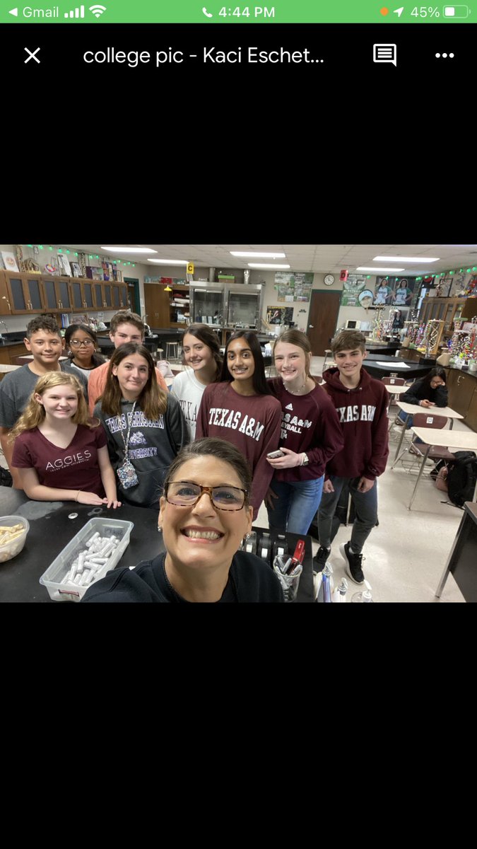 schoolofschulze's tweet photo. Who had the most college spirit? 
7 classes had 💯% participation! 
Congratulations to Mrs. Markos, Mrs. Kolby, Mrs. Halfmann, Mrs. Morales, Ms. Deeren, Mrs. Gaskamp, &amp; Coach Faver! Enjoy breakfast from @starbucks and @daisysmexfood. 
#fishinforexcellence #brenhamhighschool https://t.co/etjzTM5O1Y
