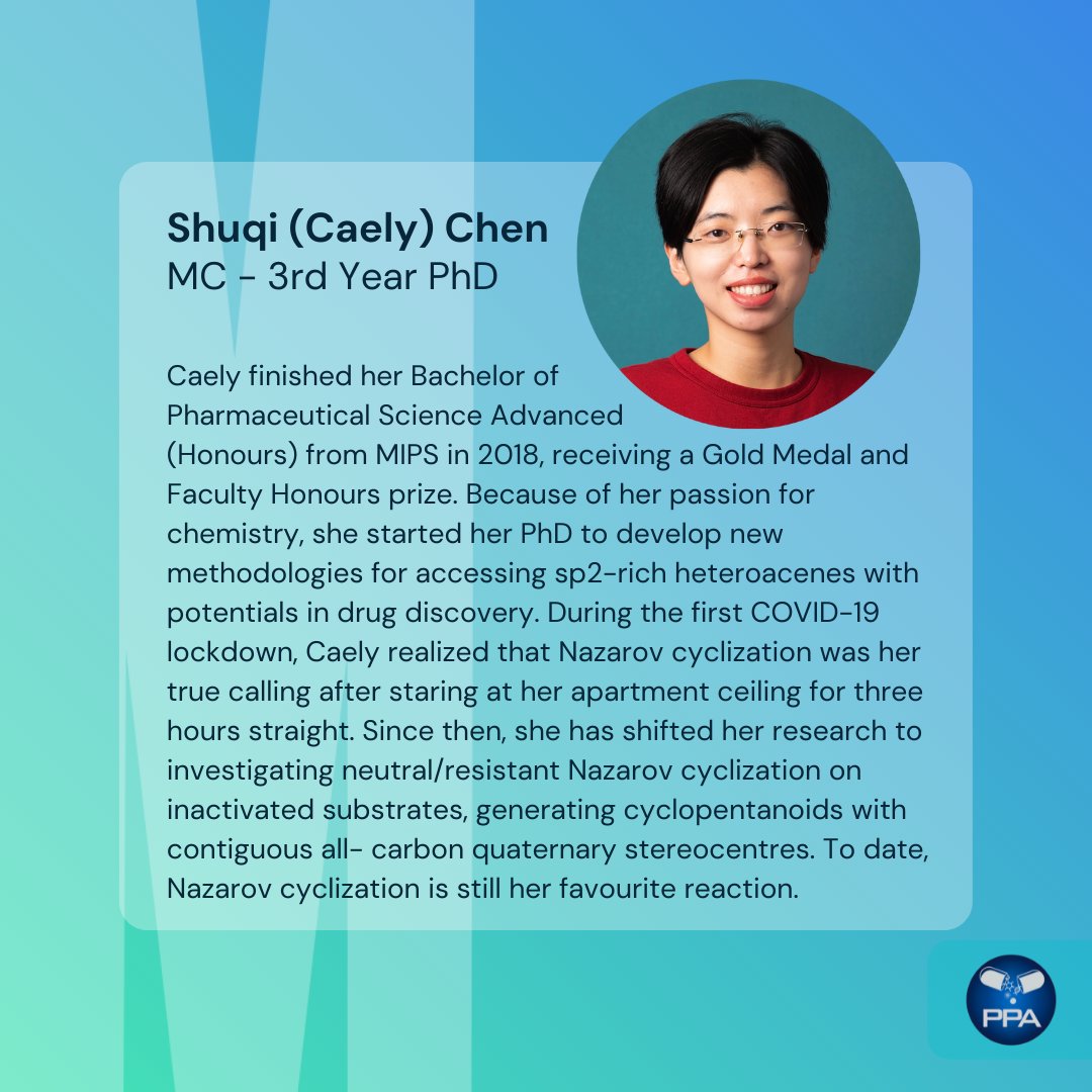 PharmPostgrads's tweet photo. Introducing our third lot of 4 Oral Presenters for tomorrow's #HDRSym2021, @MatthewChallis8, Bairavee Ramachandran, @CaelyChen &amp; @7anessa . https://t.co/Isq7mFGH1N