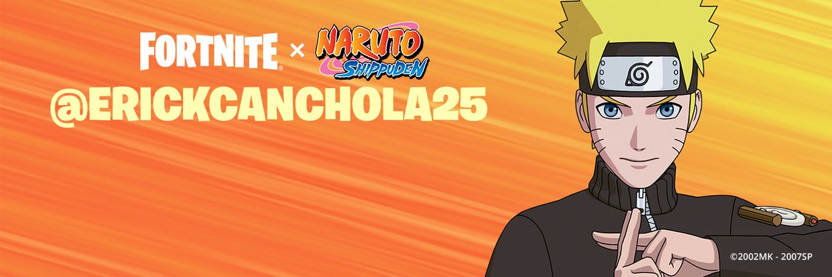 Fortnite's tweet photo. @ErickCanchola25 Believe it. You're Team Naruto! Take your banner and get out there! https://t.co/3Gq2DFs1U4