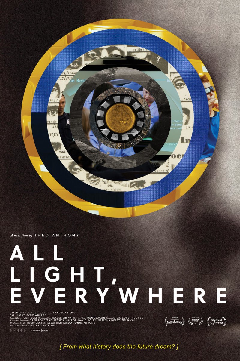 potipotimag's tweet photo. També hem vist un film de videoassaig espectacular: #AllLightEverywhere de @ProxyTheo👁️
Reflexions sobre els límits de la videovigilància policial, opacitat digital del sector privat, i un gran etcètera.
"At the exact point the world meets the seeing of the world, we're blind". https://t.co/Bo1iY61NvE