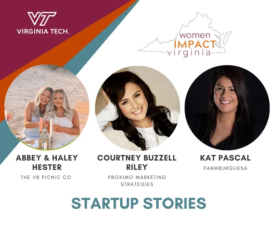 realKatPascal's tweet photo. Thank you, @virginia_tech for the opportunity to speak at "Women Impact Virginia" session on Entrepreneurial Mindset. 🙏🏼 https://t.co/ASgMIFXors