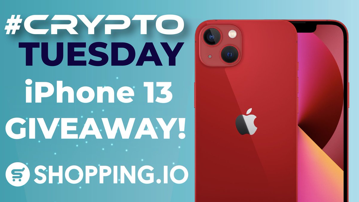 Win a free iPhone 13 on us!

13 days until the biggest crypto e-commerce event of the year Crypto Tuesday ⭐️

1) Like this post and comment 
2) RT this post 
3) Submit your entry here to win

gleam.io/WavrE/iphone-1…