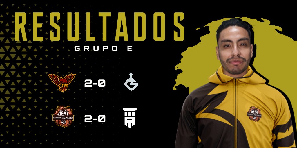 #CR | RESULTADOS 🔥

🛡 GRUPO E

📌 Jornada 2
🆚 <a href="/Esports_CTM/">Team CTM</a> /<a href="/SpartansGamingX/">Spartans Gaming</a> (2-0)

📌 Jornada 2
🆚 <a href="/EsportsTakana/">Takana Esports</a> /<a href="/PilaresGaming/">3 Pilares Gaming</a> (2-0)

Con estos resultados terminamos la 2 jornada 💥

#GoZK