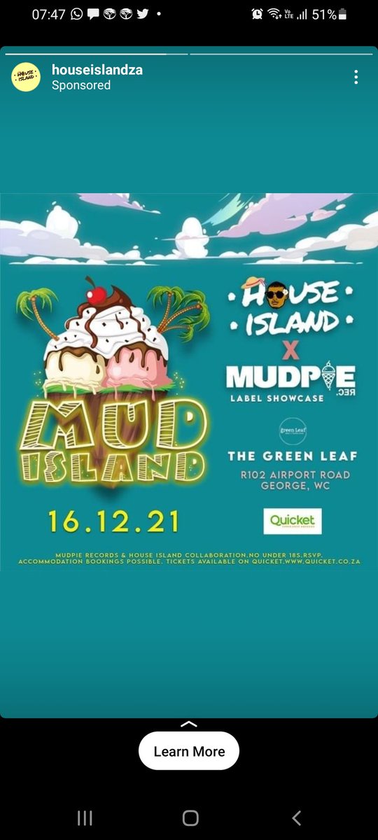 robinmuniz_'s tweet photo. Summer island vibes loading for December! HOUSE ISLAND X @MudpieRecords collabs to bring you a label showcase taking place at The Green Leaf in George,WC
Tickets are limited and Moving! See link for ticket info as well as travel and accommodation packages

https://t.co/xZ91iUmndo https://t.co/AeWUEDGwRu