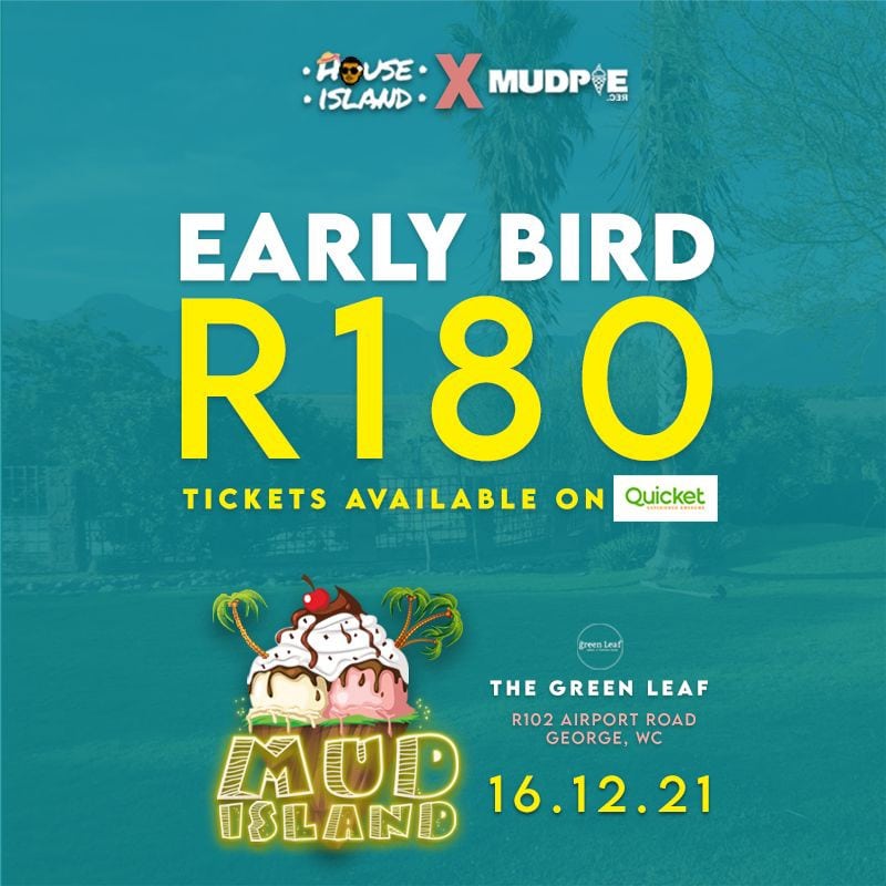robinmuniz_'s tweet photo. Summer island vibes loading for December! HOUSE ISLAND X @MudpieRecords collabs to bring you a label showcase taking place at The Green Leaf in George,WC
Tickets are limited and Moving! See link for ticket info as well as travel and accommodation packages

https://t.co/xZ91iUmndo https://t.co/AeWUEDGwRu