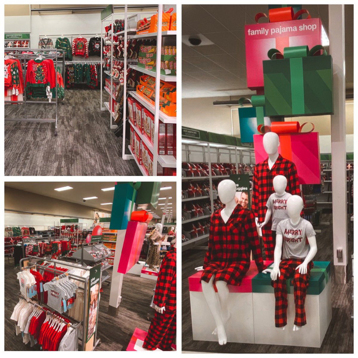ElyssaSue's tweet photo. Spent some time in Family Sleep movin and flexin! Thank you Lauren for your help remerchandising and setting. Also to Esteban and Olivia for pulling and filling some amp gifting to make this the ultimate holiday shop for our guests. πππ»βοΈ #t1317 #targetvm https://t.co/5BoO4LbuTy
