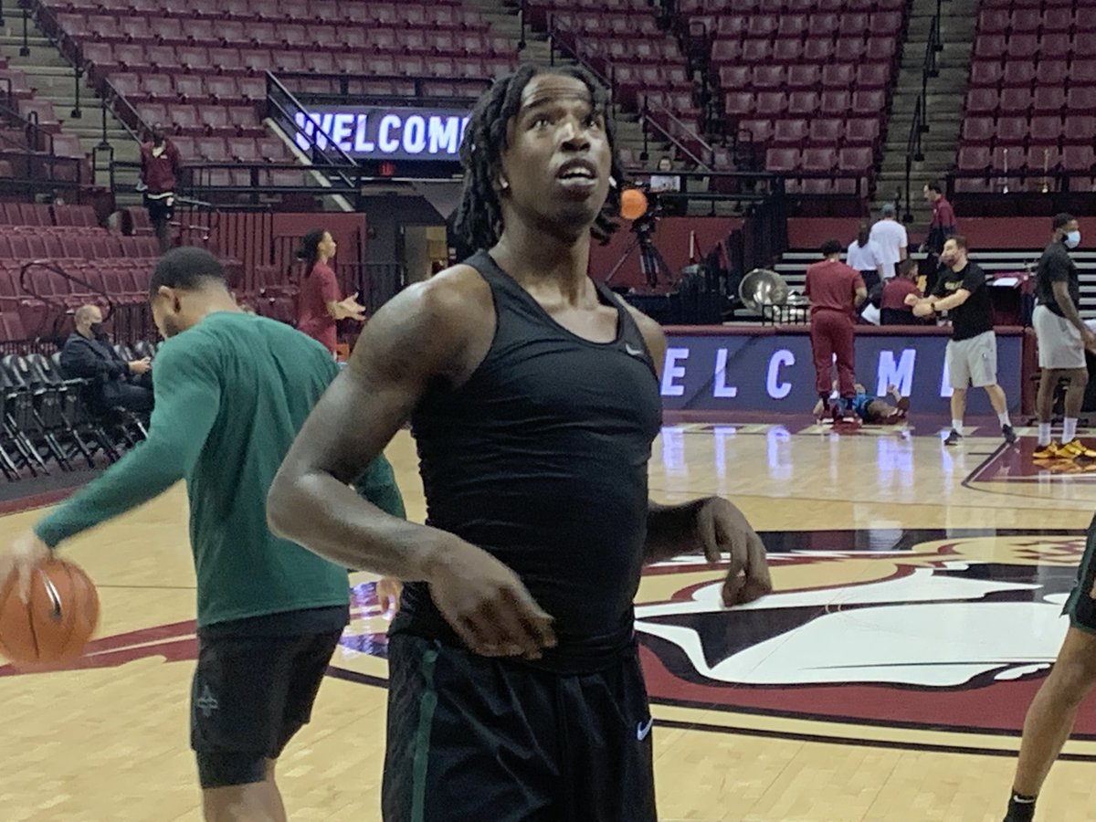 GreenWaveMBB's tweet photo. Pregame vibes from FSU. #RollWave 🌊 https://t.co/kFfwqEp1iY