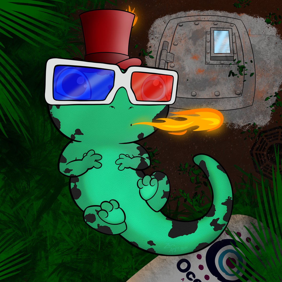 cagpink's tweet photo. @SolamandersNFT Goodbye Gen1s π. My first Gen2 #hatchedmander, more to come soon π!! https://t.co/TcJcMWjUFb