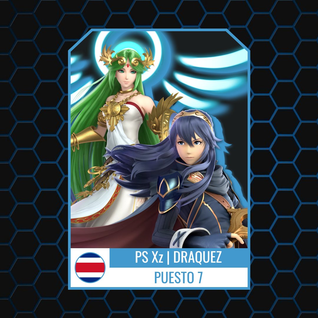 7 - <a href="/draquez_ssb/">Jafeth Barboza V</a> 🇨🇷
El orgullo de la Zona Sur de Costa Rica. Draco da un salto en el ranking tras coronarse campeón en la última edición de Liga de Titanes. ¿Será que puede repetir en este último torneo?

Torneos: 12 
Top pos: 1/42,5/57,9/71
Victorias notables: Scarface, Morsalsa