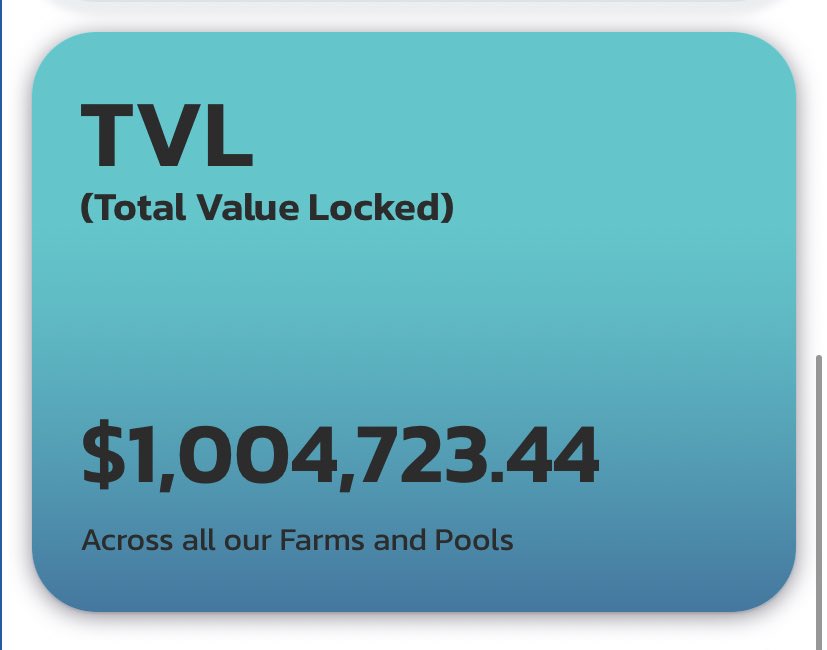 cro_farm's tweet photo. Farming has started since 4 hours,
TVL has reached 1M+

Apr are good and boost aren’t up yet!
Come and become a crofarmers !
#YieldFarming #cro  #DeFi https://t.co/QovM7uqgnE