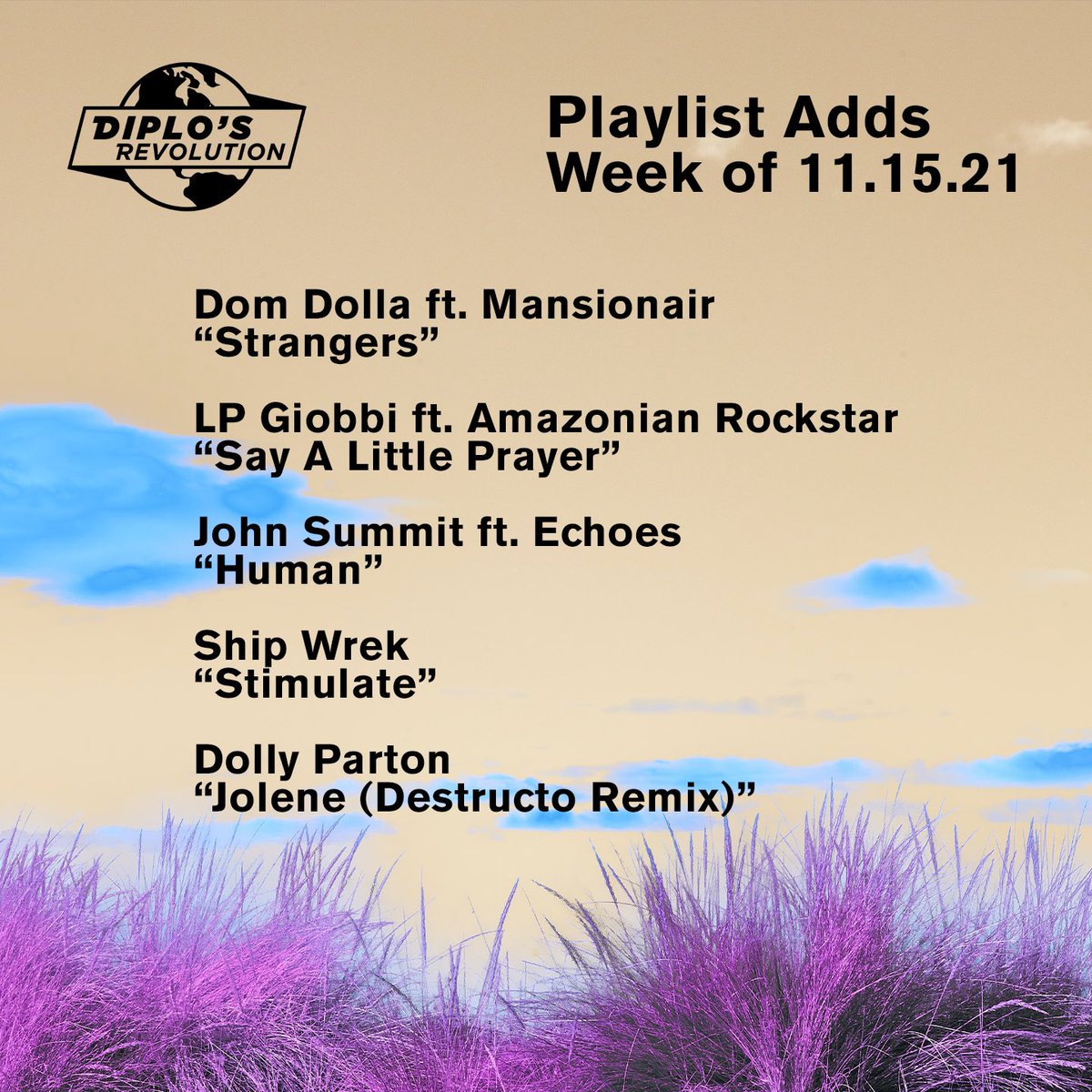 mrcalidre's tweet photo. Added this week @diplo’s revolution @SIRIUSXM https://t.co/22zLlZs0Zp