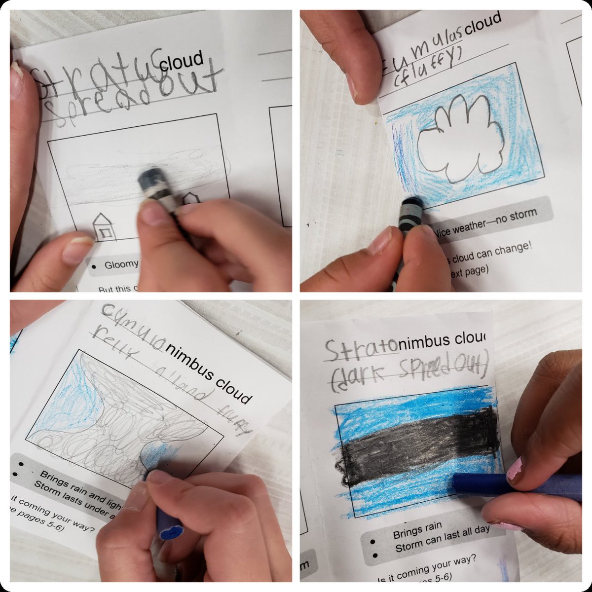 MissSwiftNCE's tweet photo. I appreciate that an enthusiastic @NobleCrossing 3rd grade scientist reached out to @BrianWilkes59wx about our STEAM class' weather activities. Thank you for the video Brian! We kept our eyes on those stratus clouds today.
https://t.co/70TBPaCcc7 https://t.co/Mzwa6pIDEt