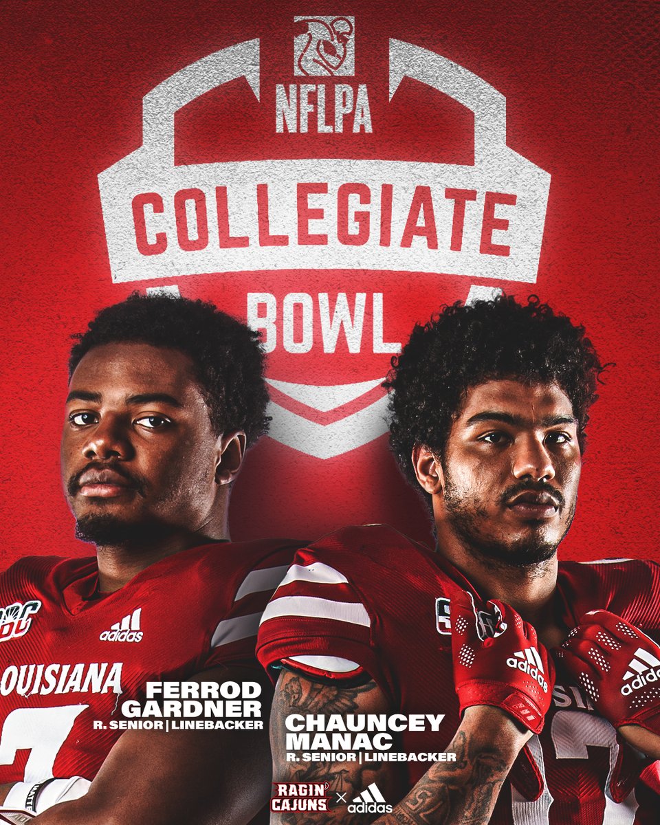 👏 Congratulations to <a href="/YoungRod_/">Ferrod Gardner™</a> and @ChaunceyManac on being invited to the <a href="/NFLPABowl/">The NFLPA Collegiate Bowl</a>! 

#cULture | #GeauxCajuns