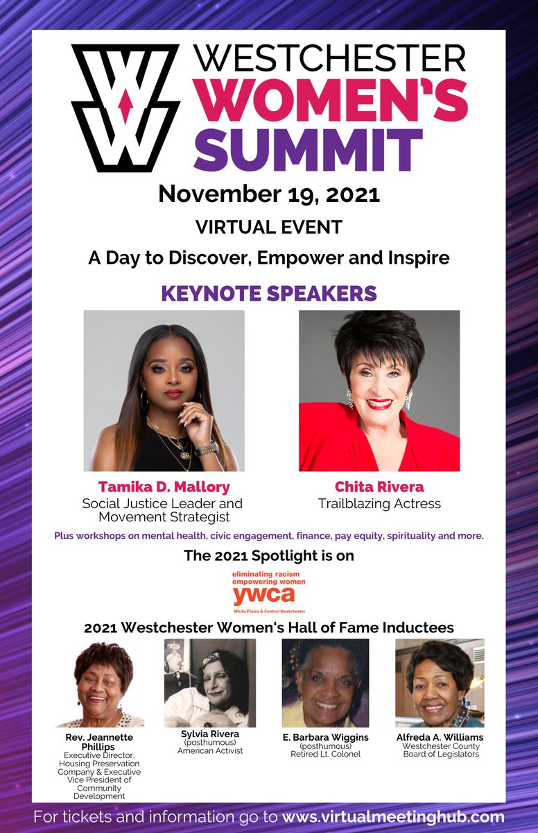 EFLI_LiFe's tweet photo. Only ONE day until the Westchester Women's Summit! Don't forget to join us at 11AM for a virtual workshop hosted by EFLI Executive Director, Antoinette Klatzky 💫🥳💖 Full details here: https://t.co/rmngBJl7AZ https://t.co/eam3wyMDZN