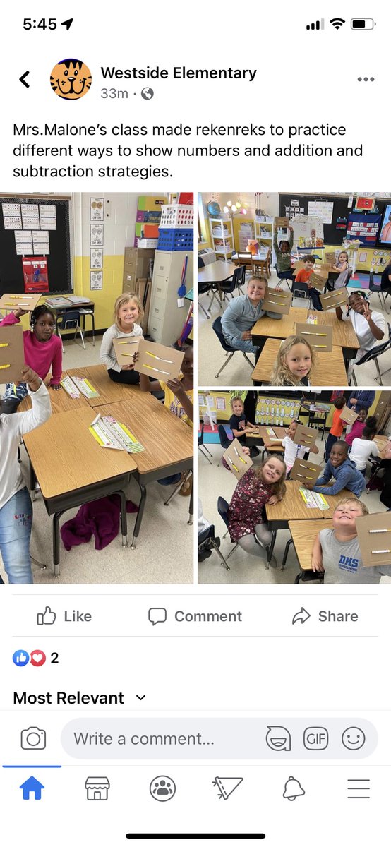 mrslarkinmath's tweet photo. We look forward to seeing the kids use these rekenreks!  They had so much fun making them. @WES_Tigers @AMSTI4all https://t.co/EyxJ8Qa782