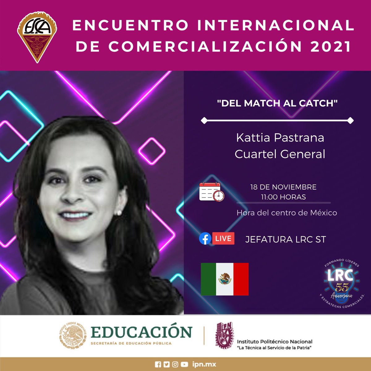 _CuartelGeneral's tweet photo. Muchas gracias al @ipn_oficial por la invitación a presentar #delmatchalcatch. Ya es mañana por Facebook Live https://t.co/SyOFU9Qlxs. #AunHayMuchoPorDescubrir https://t.co/OMjnG9JMh2