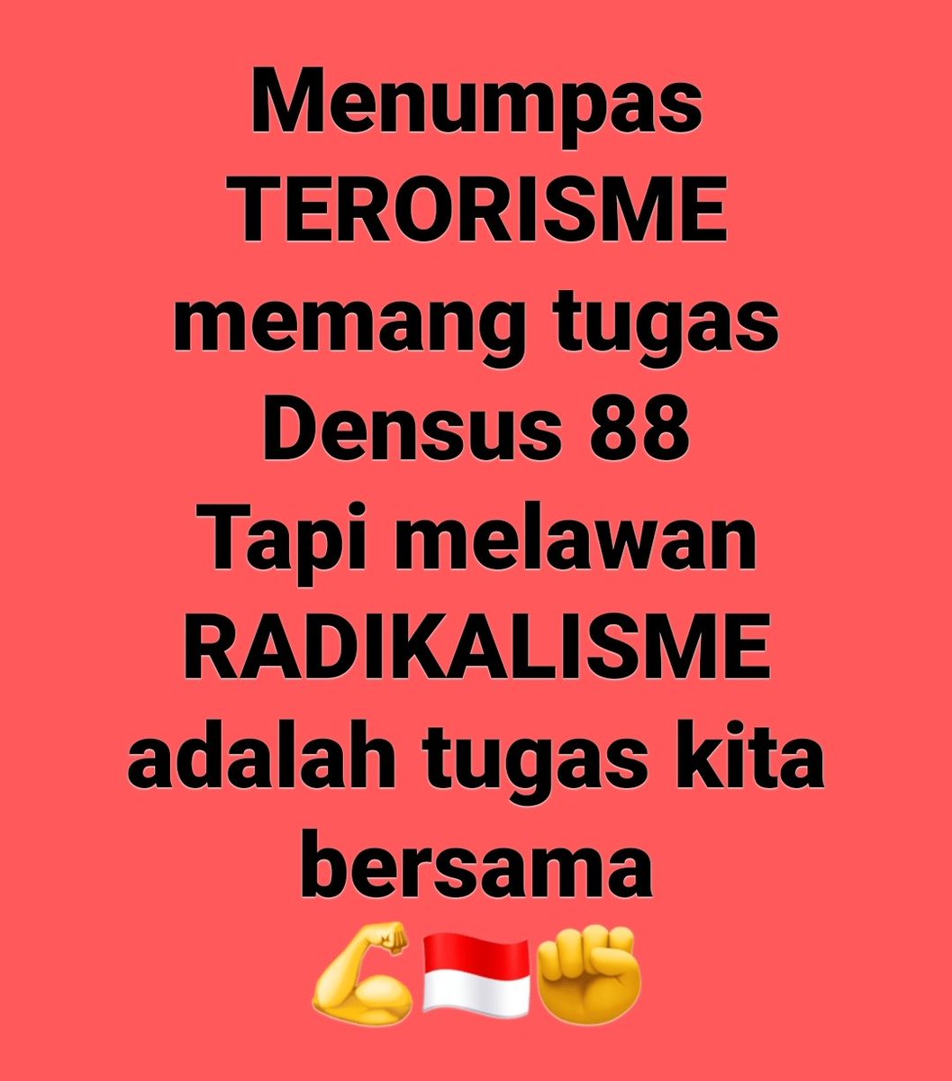Terorisme bukanlah tindakan kekerasan yg membunuhi orang2 tak berdosa tanpa motivasi ideologi. 
Terorisme bukan tindakan ngawur tanpa rencana.
Tak ada terorisme tanpa ideologi ekstrim yg jd penyebabnya...
