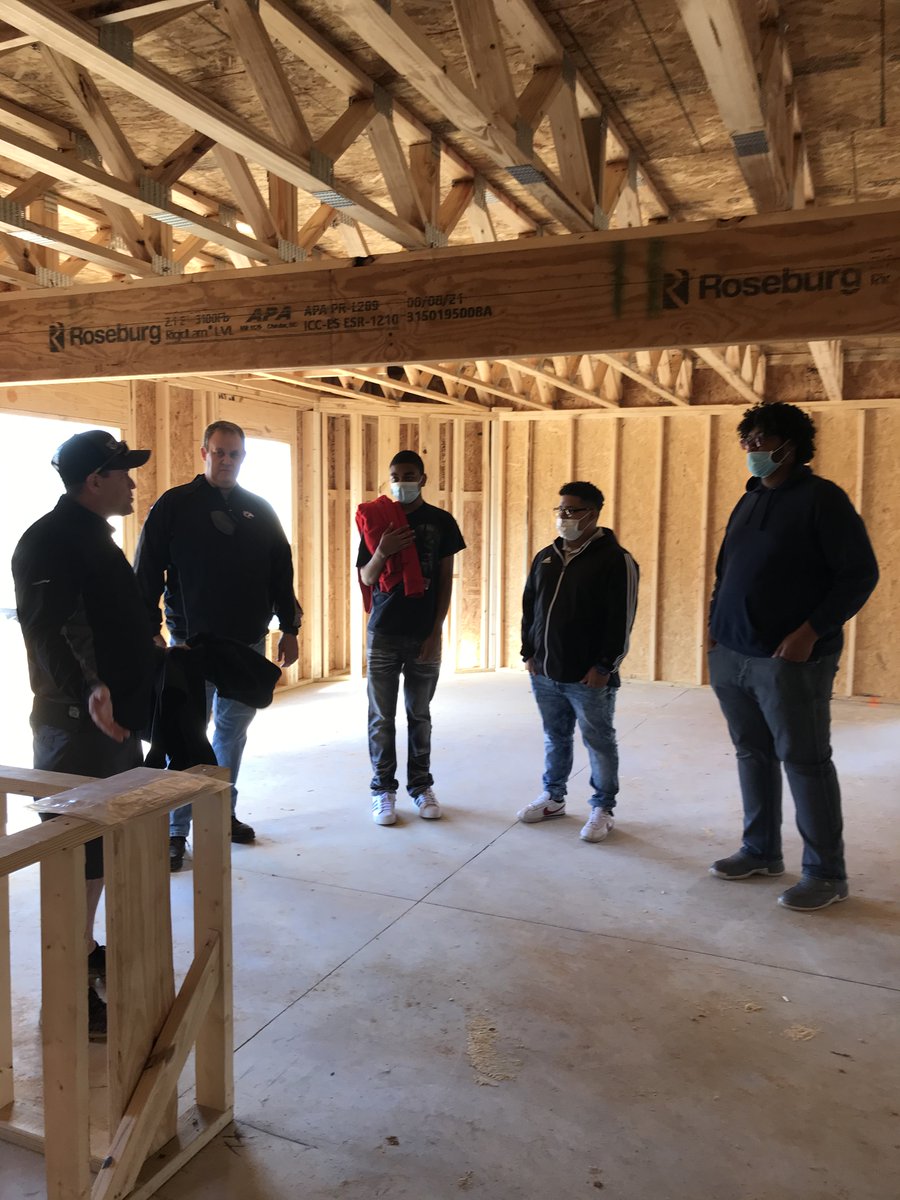 Rich2Transition's tweet photo. Thank you @greatsouthhomes for welcoming us at your construction site.  Our @RichlandTwo Transition &amp; Career Prep students learned about jobs in residential construction and the importance of working hard and taking pride in your work. @mebasc @KatiniaD @KathyKwhaley #boom2022 https://t.co/TY2wSbmSv7