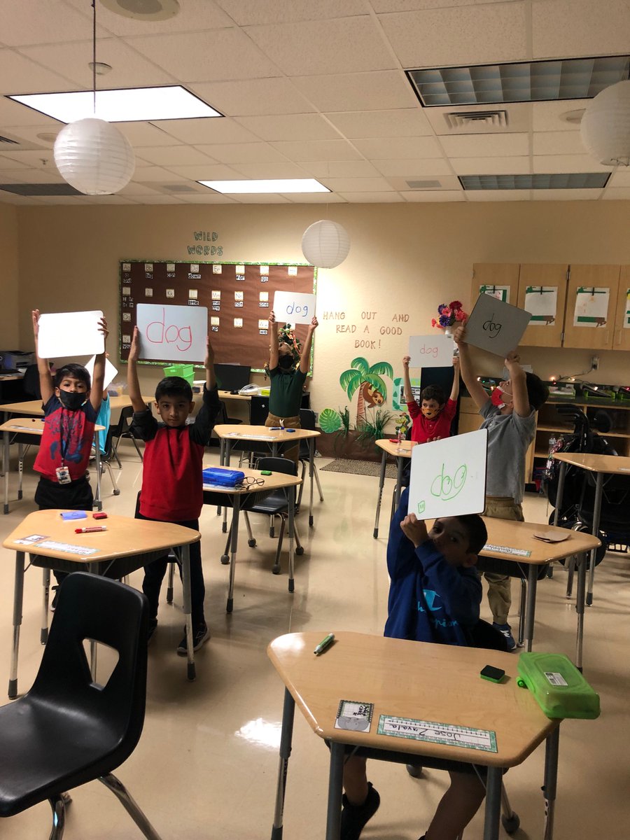 MsVolk3's tweet photo. Had fun writing cvc words on our whiteboards today! πβ¬οΈ #PLEgators https://t.co/Jc1FYZZslR