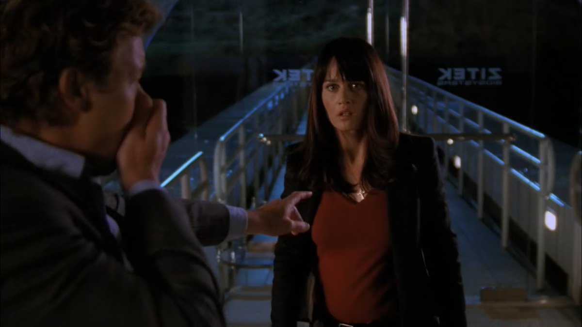 lisbon: if reason number one does not pan out very, very soon i think im gonna punch you in the nose.
jane: forbearance, lisbon. harken is gonna come around that corner with an anxious expression on his face because someone has run off. any moment now. wait. 
lisbon: nothing.