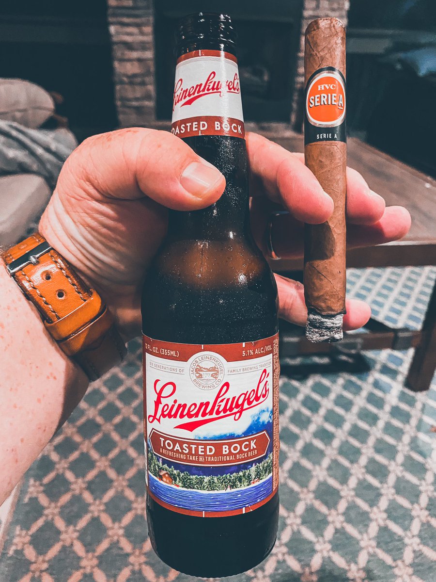 stogiedad's tweet photo. Throwing some pork loins on the grill, enjoying a @HVCCigars #SerieA and a @Leinenkugels #ToastedBock while working on that…#nowsmoking #CigarLife 🔥 🍺 💨 🍂 https://t.co/VrD57KNPGt