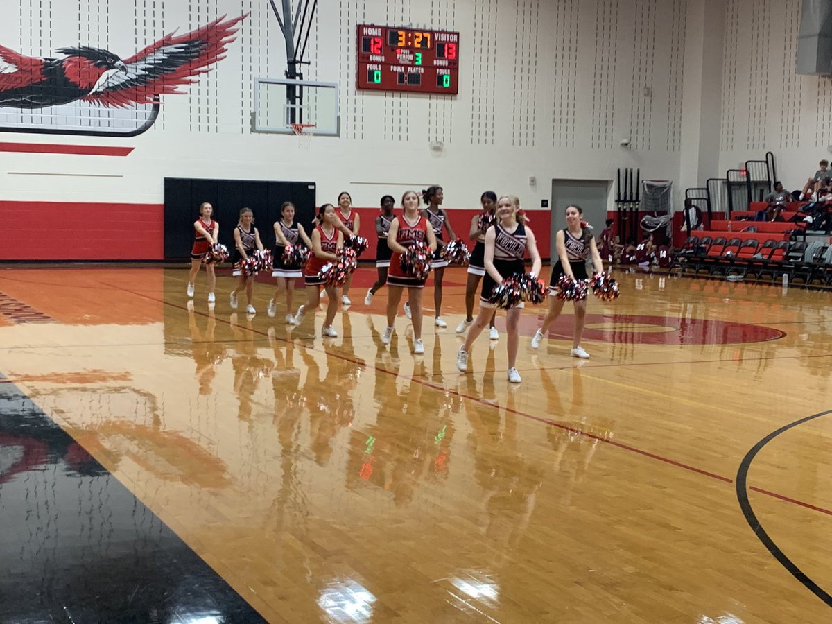 KendraB1908's tweet photo. Let’s GO Falcons!!! First basketball game of the season. @FowlerFalcons07 https://t.co/z53vv8bjN8