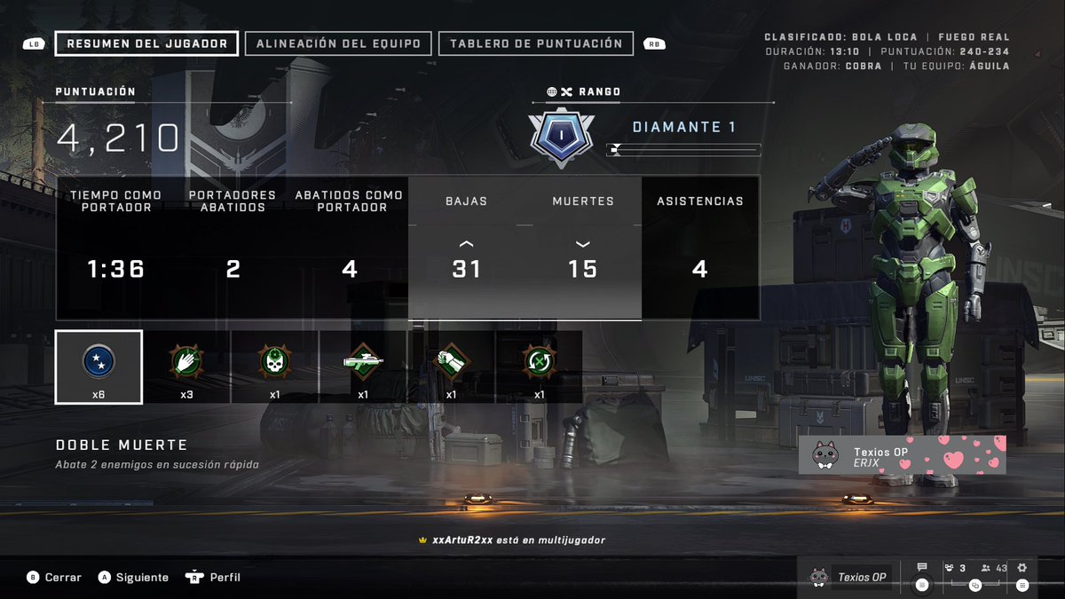 Ando clean en halo😎