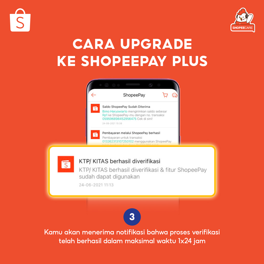ShopeeCare's tweet photo. Yuhuuu Sobat Shopee! Udah upgrade ke ShopeePay Plus belum?โจ Mau tau caranya? Simak #SCRUpdate berikut ya!๐ #Shopeecare https://t.co/2zHvkXC24e