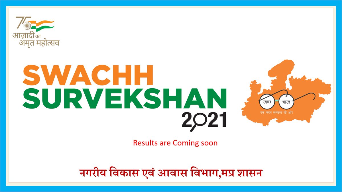 urbansbm's tweet photo. #SBM-Urban 2.0 presents the 'Swachh Amrit Mahotsav' Awards 2021 to applaud the achievements of best performing State and Cities.
Let's see Who all will win #SwachhataKaTaaj. #20thNov #FingersCrossed https://t.co/THvkhx6qNi
