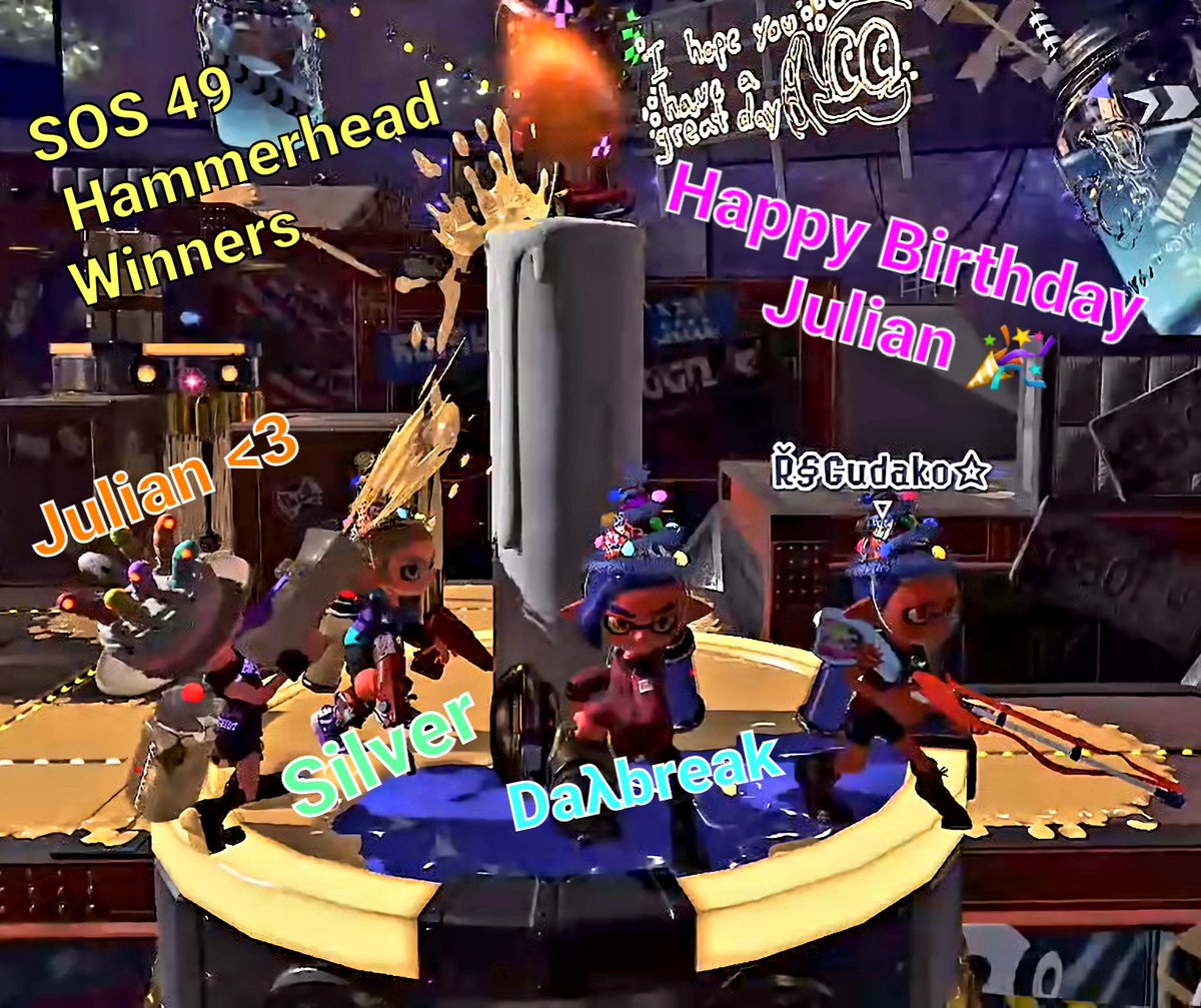 ResilienceSpl's tweet photo. YOO! Resilience took 🥇 in SOS Hammerhead bracket! Our first tourney win as a full team! [on hiatus lol] And a very happy birthday to our favorite support Julian 🧡 https://t.co/Q9R8z0Pa3F